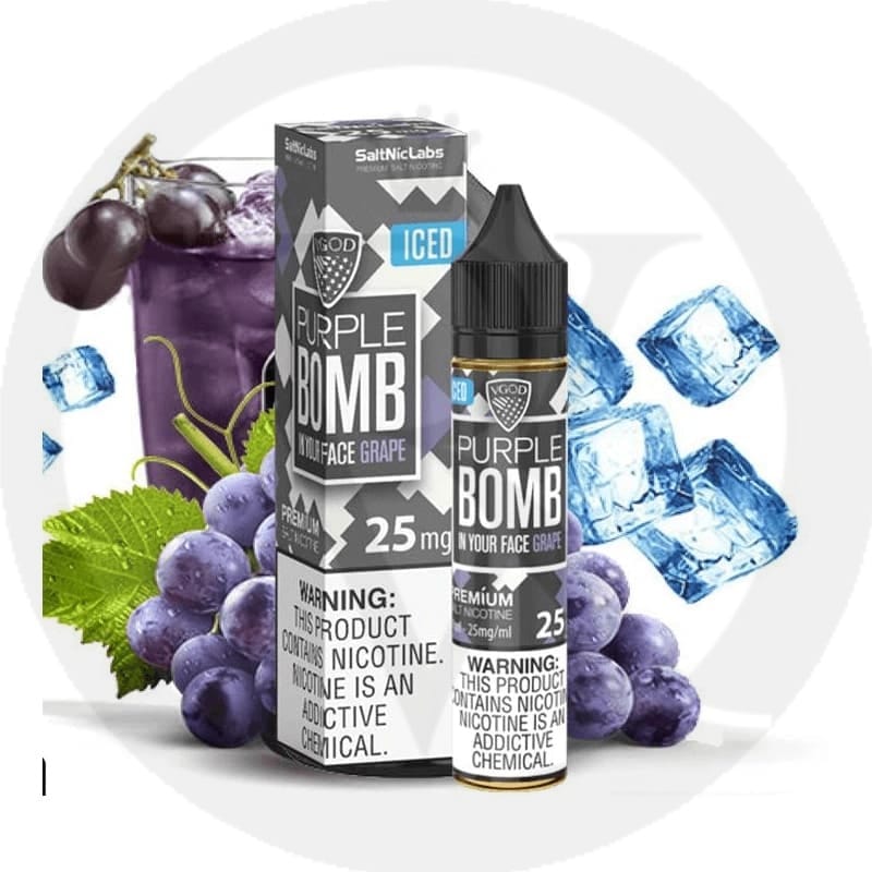 VGOD SALTNIC ICED PURPLE BOMB