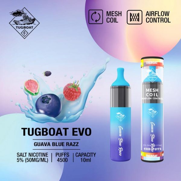 Tugboat evo 4500 puffs