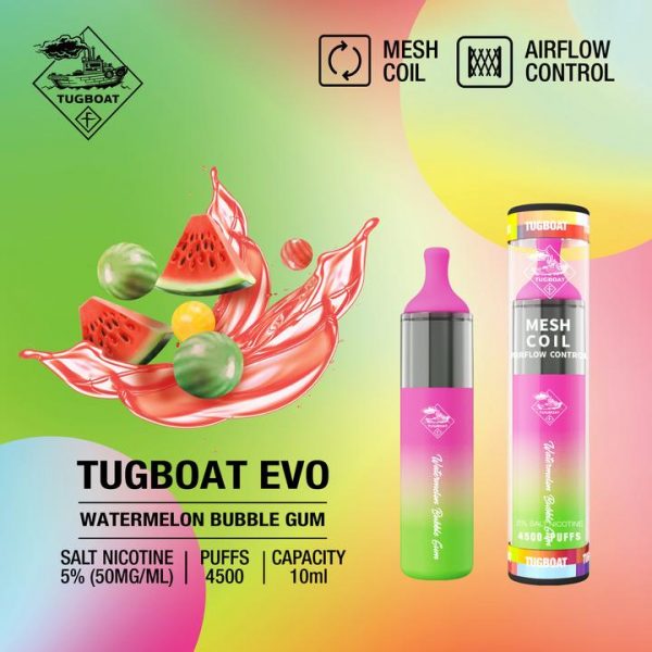 Tugboat evo 4500 puffs