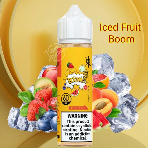 Tokyo E Liquid 3mg 60ml- Iced Fruit Boom