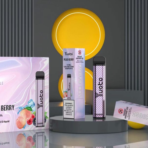 Yuoto Disposable XXL Vape 2500 Puffs Peach Berry