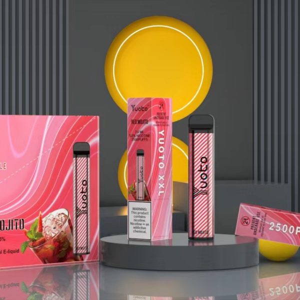 Yuoto Disposable XXL Vape 2500 Puffs Red Mojito