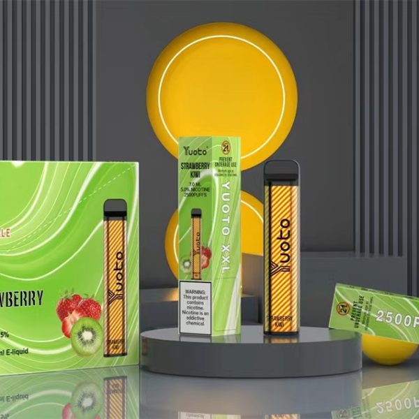 Yuoto Disposable XXL Vape 2500 Puffs Strawberry Kiwi