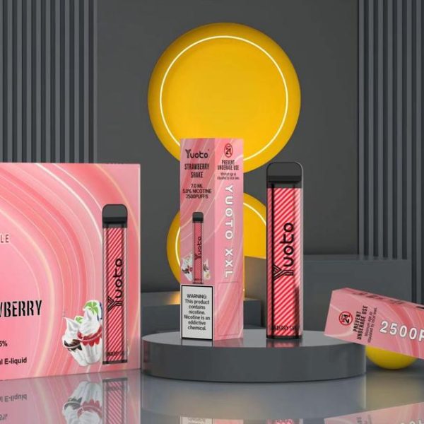 Yuoto Disposable XXL Vape 2500 Puffs Strawberry Shake