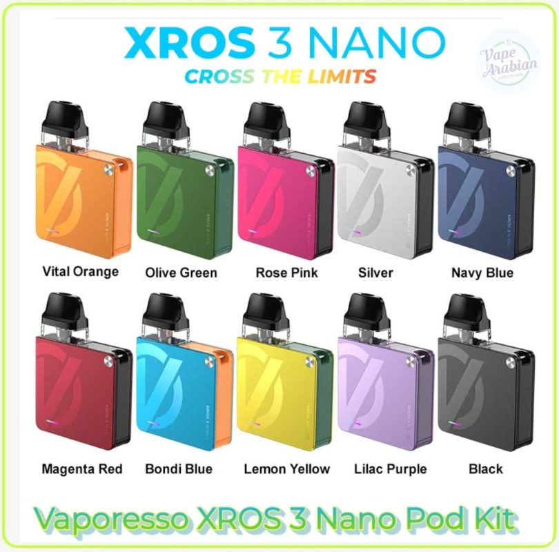 Authentic Vape Vaporesso Xros 3 Nano Kit In UAE