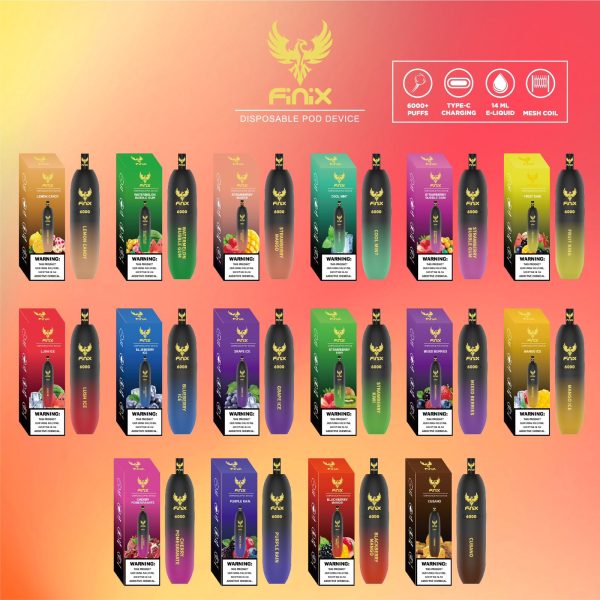 finix 6000 puffs disposable vape
