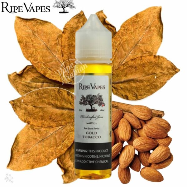 Ripe Vapes 60ml- Gold Tobacco