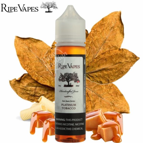 Ripe Vapes 60ml- Platinum Tobacco