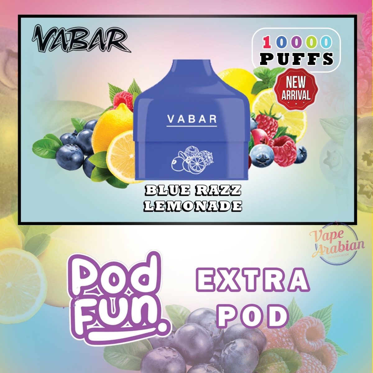 Vabar Pod Fun Extra Pod 10000 Puffs In UAE