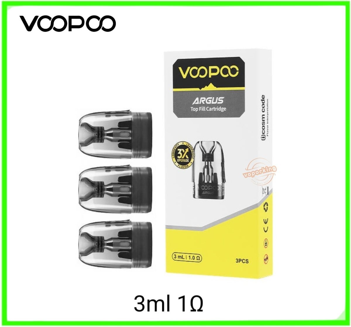 Voopoo Argus Top Fill Pods- 1ohm 3ml