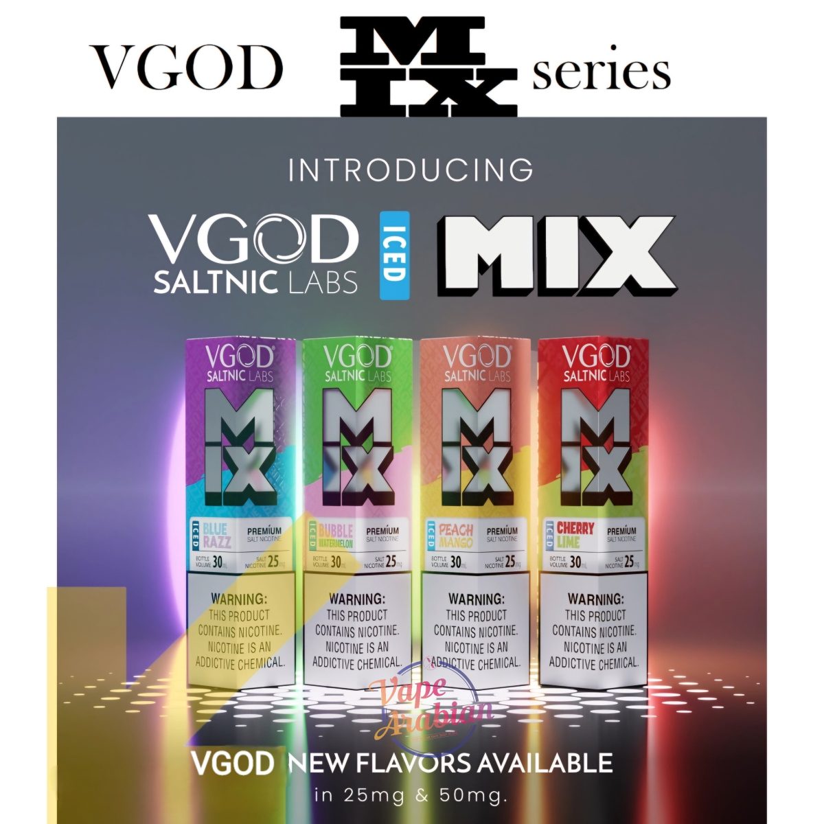 New Addition VGOD Iced Mix Series Salt 30ml In UAE