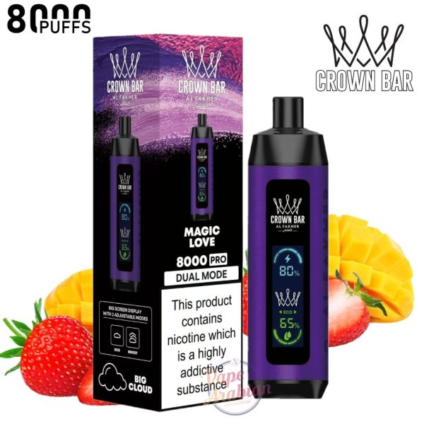Crown Bar Al Fakher 8000 Pro- Magic Love