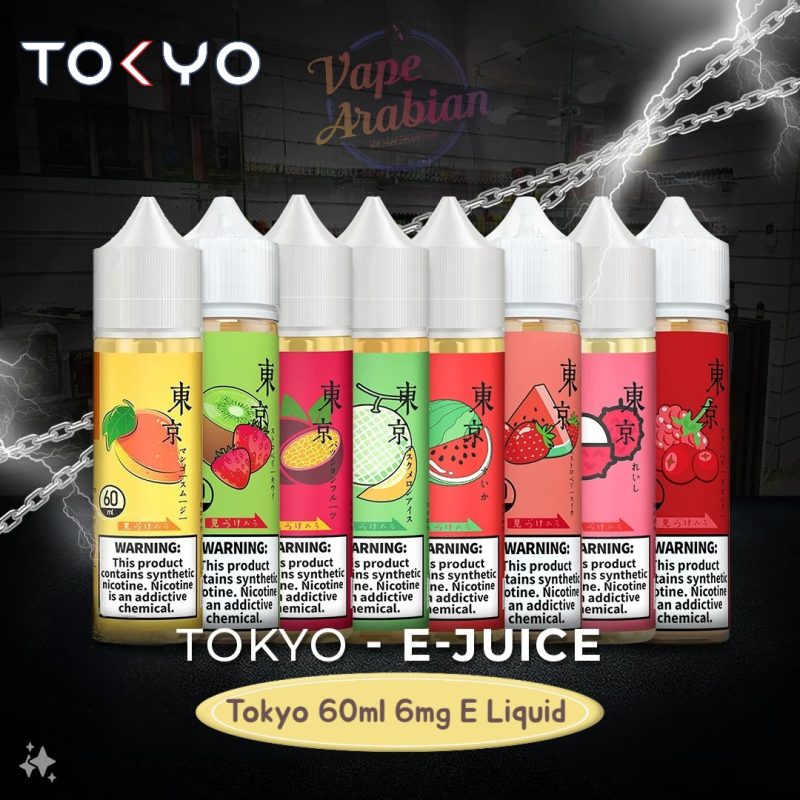 Tokyo 60ml 6mg E Liquid