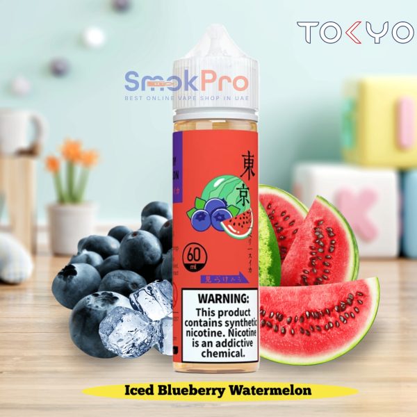 Tokyo 60ml 6mg E Liquid- Iced Blueberry Watermelon