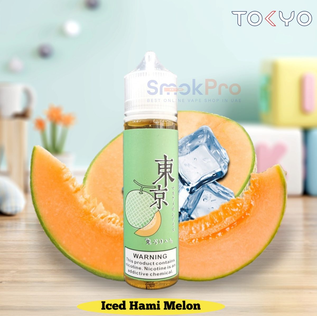 Tokyo 60ml 6mg E Liquid- Iced Hami Melon