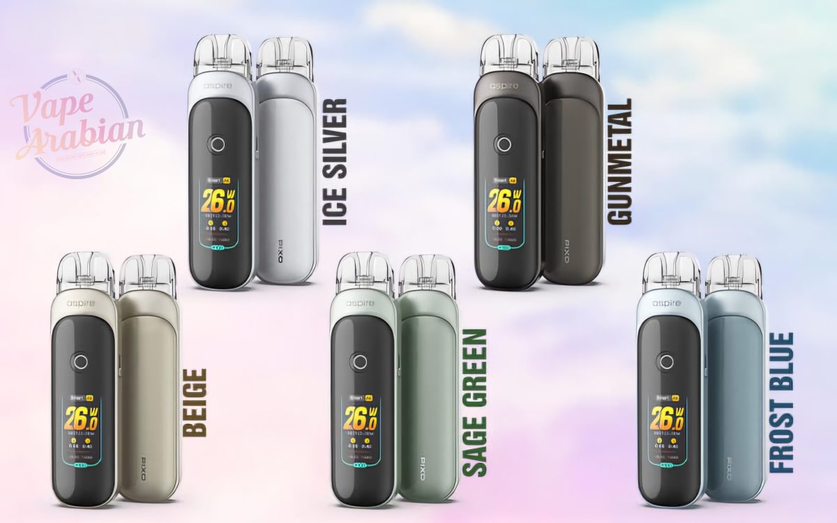 Aspire Pixo Pod Vape Kit 1100mAh 30W