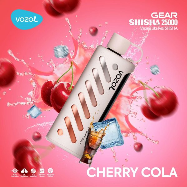 Vozol Gear Shisha 25000 Puffs Disposable Cherry Cola
