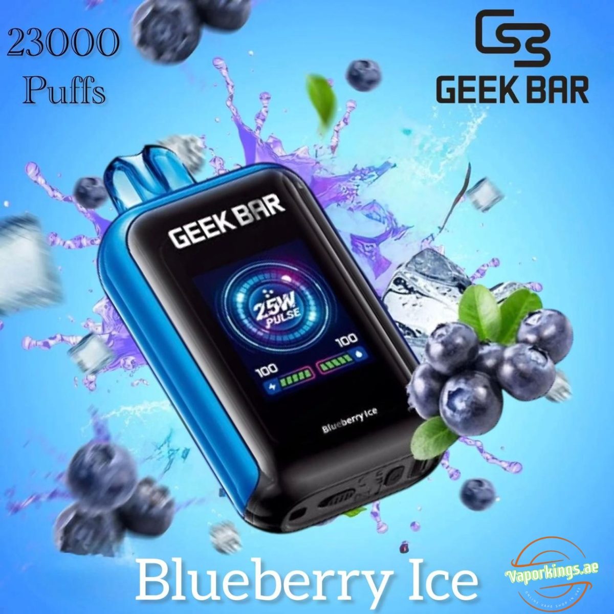 Geek Bar Watt 23000 Puffs Disposable Vape 5% (50mg) Nicotine In UAE