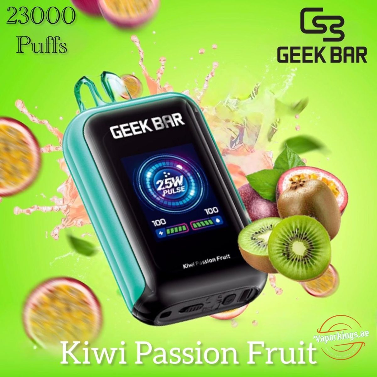 Geek Bar Watt 23000 Puffs Disposable Vape 5% (50mg) Nicotine In UAE