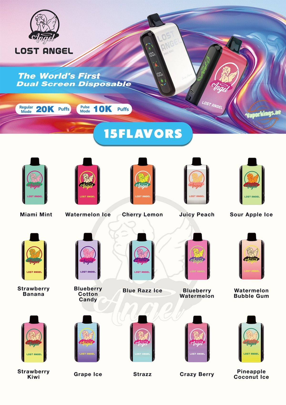 Lost Angel 20000 Puffs Pro Max Disposable Vape In UAE