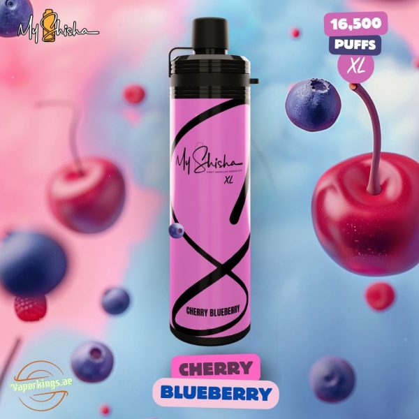 My Shisha XL DTL 16500 Puffs- Cherry Blueberry