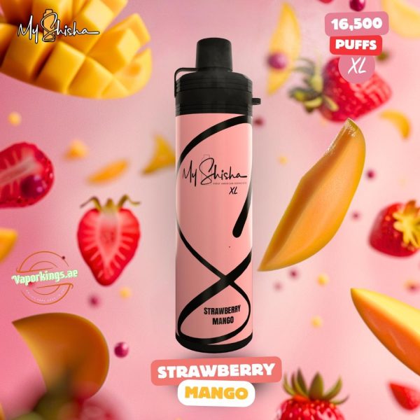 My Shisha XL DTL 16500 Puffs- Strawberry Mango