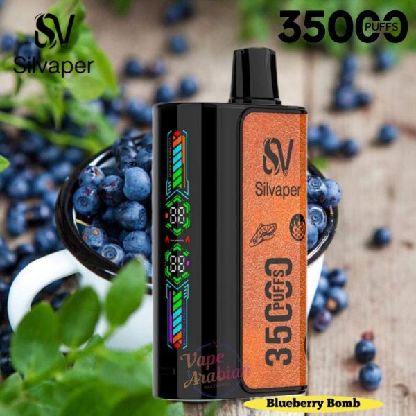 Silvaper 35000 Puffs Disposable Vape- Blueberry Bomb