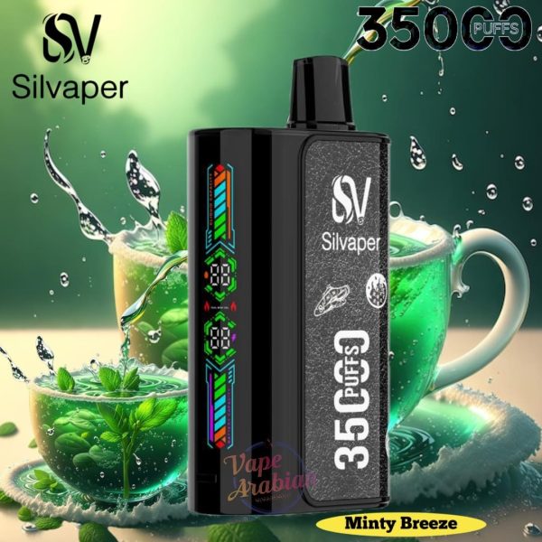 Silvaper 35000 Puffs Disposable Vape- Minty Breeze