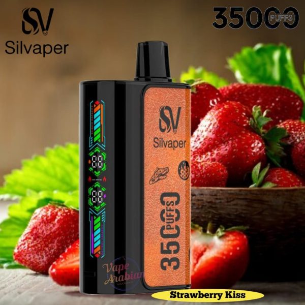 Silvaper 35000 Puffs Disposable Vape- Strawberry Kiss