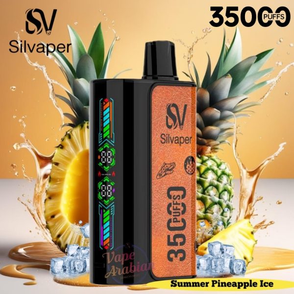 Silvaper 35000 Puffs Disposable Vape- Summer Pineapple Ice