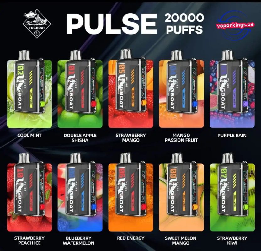 Best Tugboat Pulse 20000 Puffs Disposable Vape