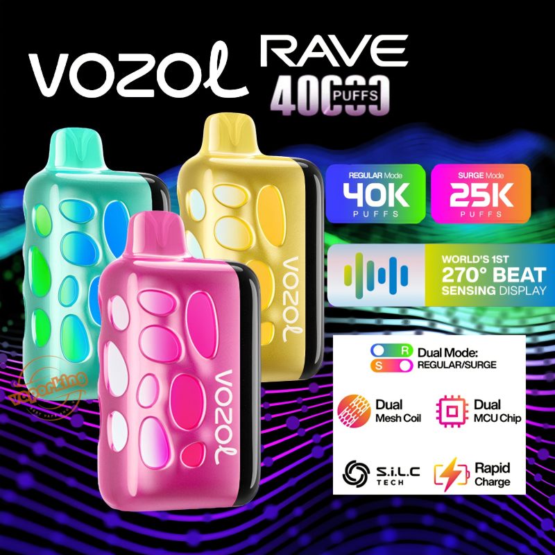 VOZOL RAVE 40000 Puffs Disposable