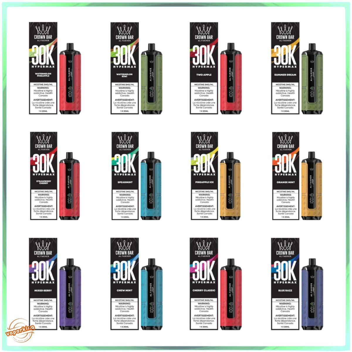 Al Fakher Heypermax 30000 Puffs Disposable Vape in UAE